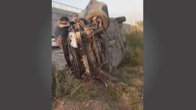 Hatay’da feci kaza! Otomobil takla attı: 4 yaralı