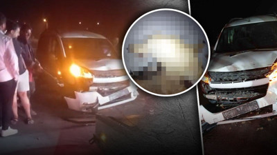 Kurban pazarı kan gölüne döndü! Ticari araç dehşet saçtı