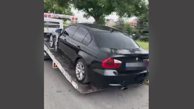 Lüks otomobil polisin radarına takıldı