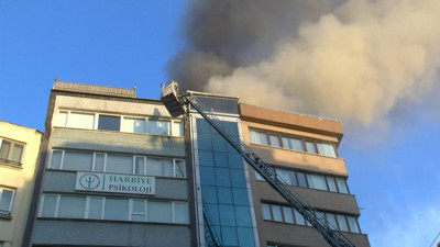 Şişli’de restoranda korkutan yangın!