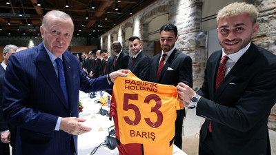 Erdoğan, Şampiyonu kabul etti