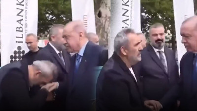Yavuz Bingöl, Erdoğan'ın elini öptü! O anlara yorum yağdı