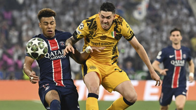 Paris Saint-Germain Şampiyonlar Ligi finalinde Inter'i beş golle geçti