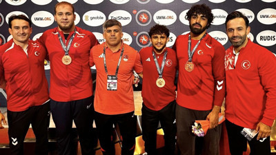 Milli güreşçiler'den son günde 3 madalya daha