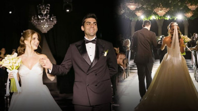 Sihirli Annem'in Çilek'i pilot sevgilisiyle evlendi! Dansları sosyal medyaya damga vurdu