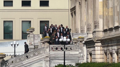 MİT Başkanı İbrahim Kalın, Çırağan Sarayı'ndan ayrıldı