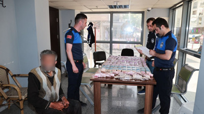 Dilencinin üzerinden çıkan paraya zabıta bile şaştı kaldı