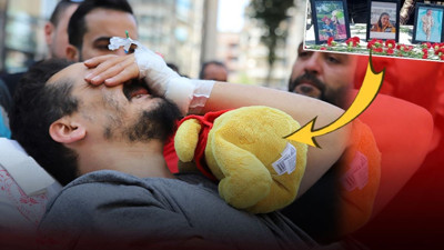 Bir babanın gözyaşları! Sedyeyle getirildi: Peluş bebeklere sarıldı