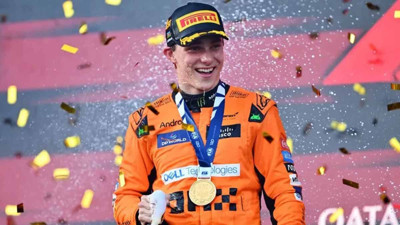 Piastri rekora ortak oldu: Podyumu görürse efsaneyi geçecek