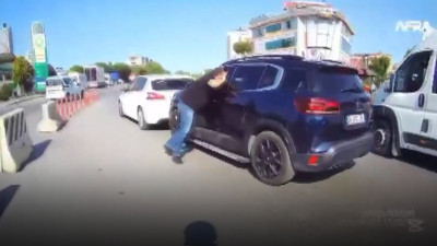 Hamile kadının çığlıkları bile durduramadı! Trafikte dehşet