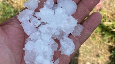 Dolu ve fırtına çiftçileri korkuttu