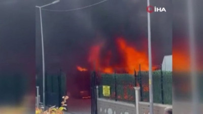 Esenyurt'ta öğrenci yurdunda yangın