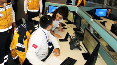 112'yi arayıp küfreden adama