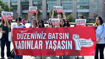 Bahar Aksu cinayeti davasını protesto eden iki kişi gözaltına alındı