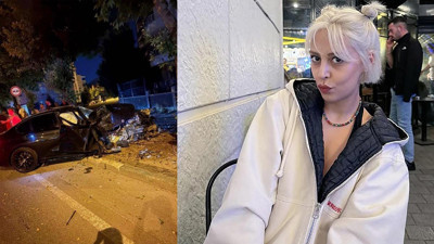 Otomobil ağaca çarptı! 21 yaşındaki kadın hayatını kaybetti