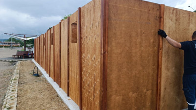 Ünye’de festival evlerinin kurulumu başladı