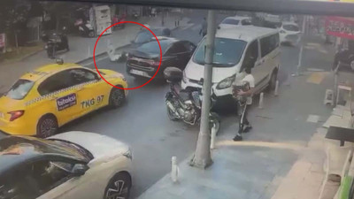 Fren yerine gaza basan sürücü dehşet saçtı