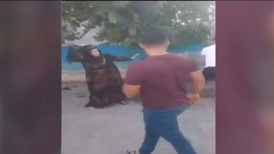 Esnaf kavgası! Sebze kasaları havada uçtu