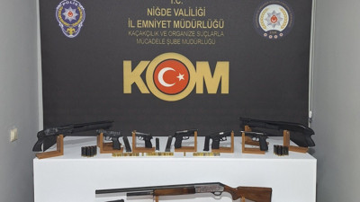 Niğde’de ruhsatsız silah operasyonu!