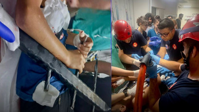 13 yaşındaki çocuğun mucize kurtuluşu! Ağaçtan düşüp korkuluk demirine saplandı