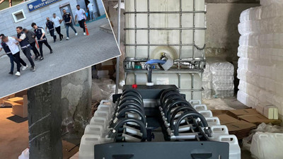 Sahte içki ağına büyük darbe! 12 ton ele geçirildi