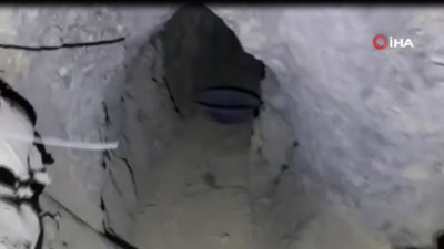 Teröristlerin lüks mağarası ele geçirildi