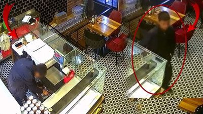 60 saniyelik hırsızlık! Müşteri gibi geldi, kasayı boşaltıp kaçtı