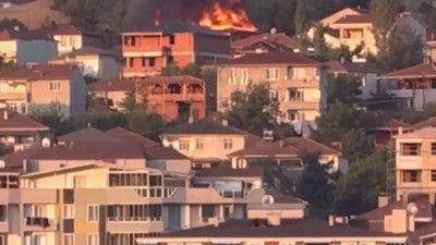 Tokat'ta korkutan yangın