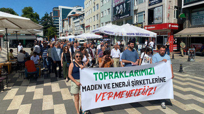 Artvin Hopa’da doğa nöbeti