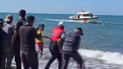 Akıntıya kapılan gençten acı haber