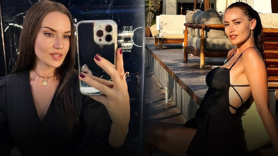 Fahriye Evcen imaj değiştirdi! Ayna karşısına geçip poz verdi