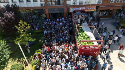 26 ton karpuz bir anda tükendi