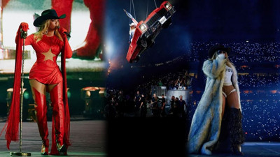 Dünya yıldızı Beyonce’nin konserinde faciadan dönüldü! Uçan araba yan yattı: Soğukkanlılığı hayran bıraktı