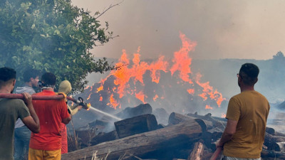 Antalya'da orman yangını!