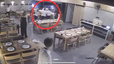 Restoran sahibi müşterisinin hayatını kurtardı