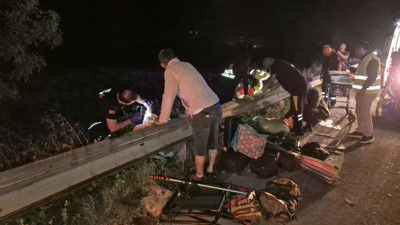 Anadolu Otoyolu'nda feci kaza! TIR, minibüse arkadan çarptı