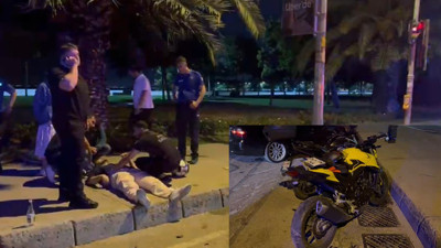 Otomobil motosiklete çarptı! İstanbul Kadıköy’de can pazarı!