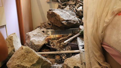 Gürültüyle uyandılar evin için biranda doldu! Amasya’da yürekleri ağza geldi