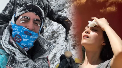 İnanılır gibi değil! Türkiye sıcaktan kavrulurken onlar buz tuttu