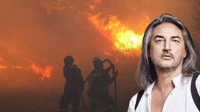 Ünlü şarkıcı Çelik Erişçi yangın bölgesine koştu! Durumun vahametini gösterdi