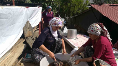 Erzincan’da kazanlar pestil için kaynıyor