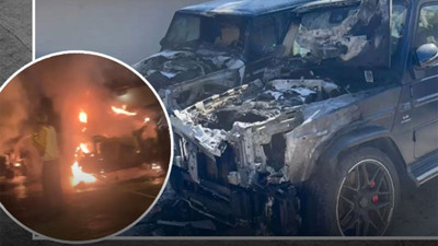 Sosyete semtinde kundakçı terörü! 30 milyonluk cipler cayır cayır yakıldı