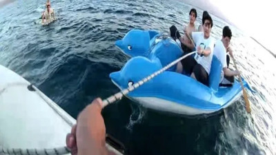 Sapanca Gölü'nde mahsur kalan 17 kişi kurtarıldı