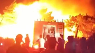 Hatay'da orman yangını