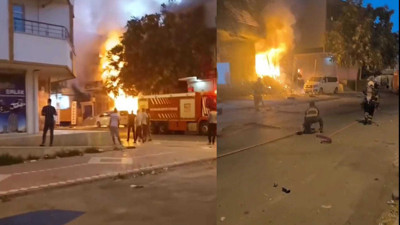 Havai fişekler alevleri büyüttü! Batman’daki yangın korku dolu anlar yaşattı