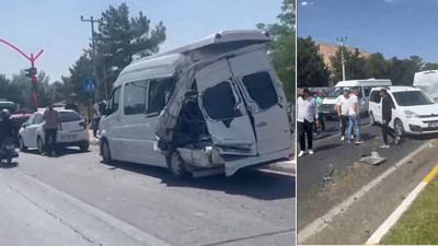 Artuklu’da trafik faciası! 7 araç birbirine girdi