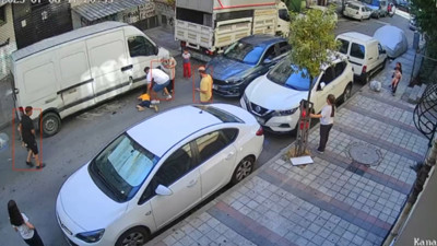 Sürücü frene bastığında çok geçti! Aniden yola çıktı