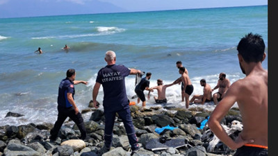 Denizde ölümle burun buruna geldiler