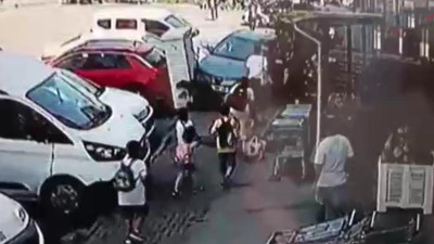 Park kazası dehşete dönüştü! Ölümden kıl payı kurtuldular