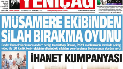 Yeniçağ Gazetesi: Müsamere ekibinden silah bırakma oyunu